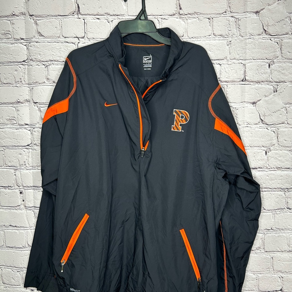 Nike Princeton Athletics 1/4 Zip Long Sleeve Pullover